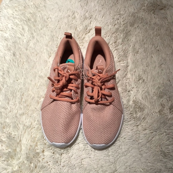 puma black and rose gold shoes